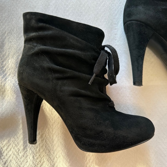 ASH Honey Suede Booties, Size 37, Black - Picture 3 of 12